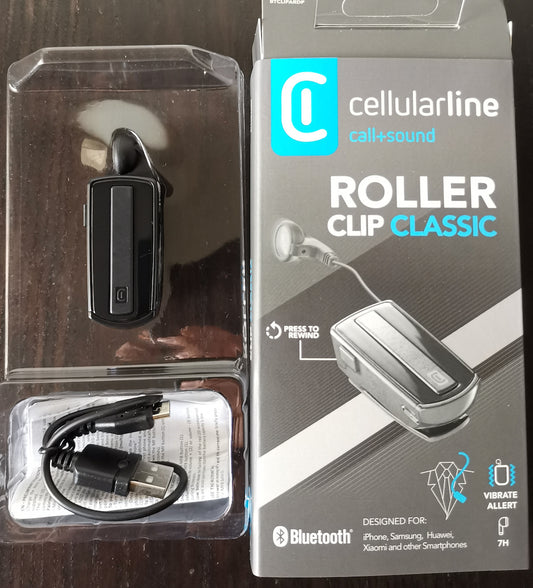 Bluetooth-гарнітура Cellularline Roller Clip